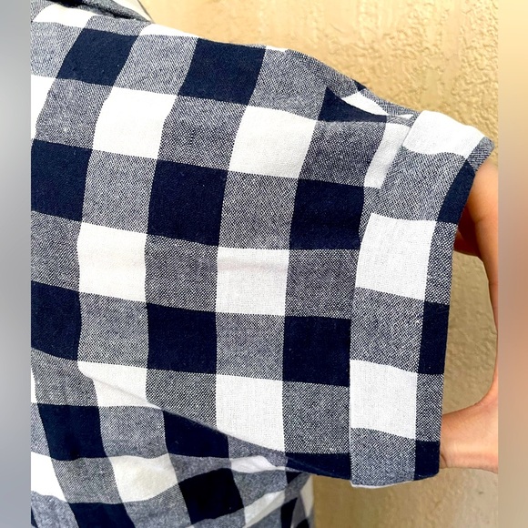Navy Check Shirt - Picture 3 of 4